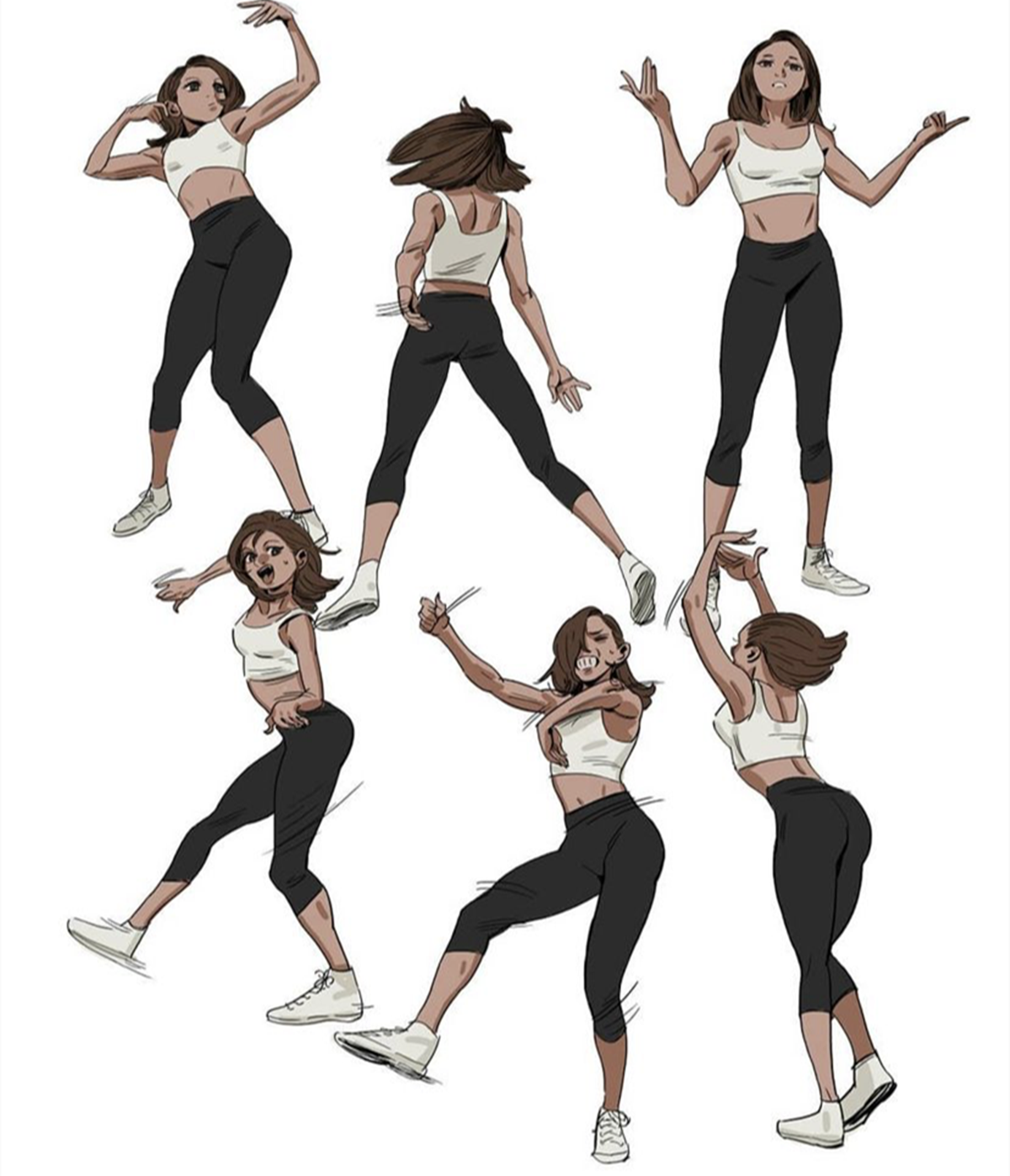 动漫中的舞蹈动作是怎么绘制出来的,流畅的动作后面是大量的原画