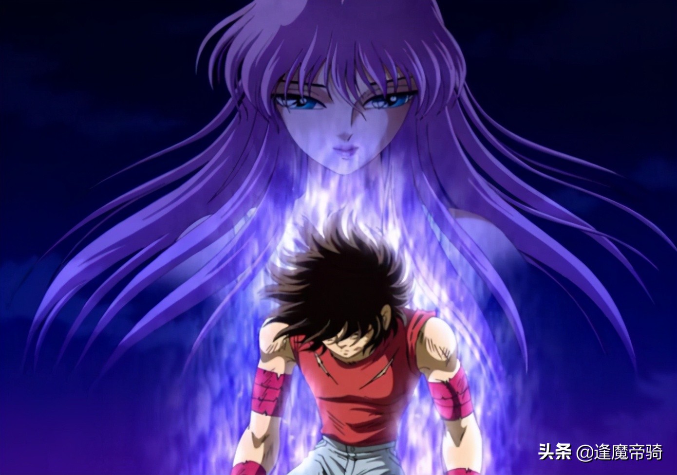 圣斗士星矢的最强敌人是谁？主角全力一击，在他衣服上留了个印