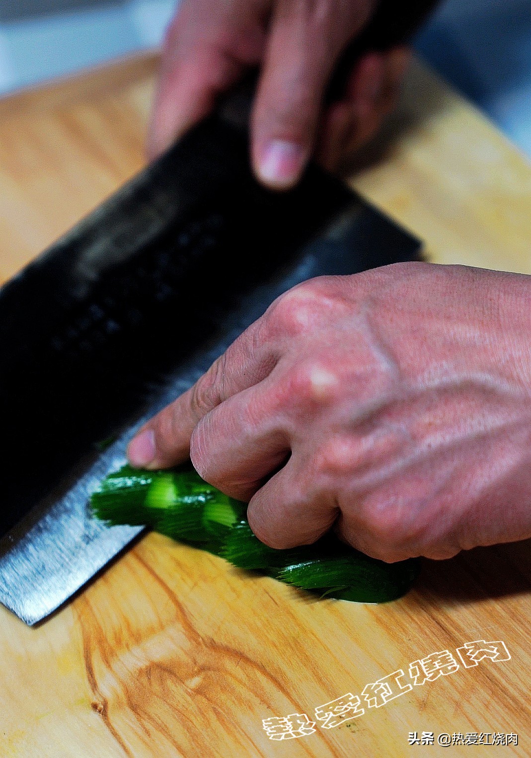 切黄瓜丝的刀法图片
