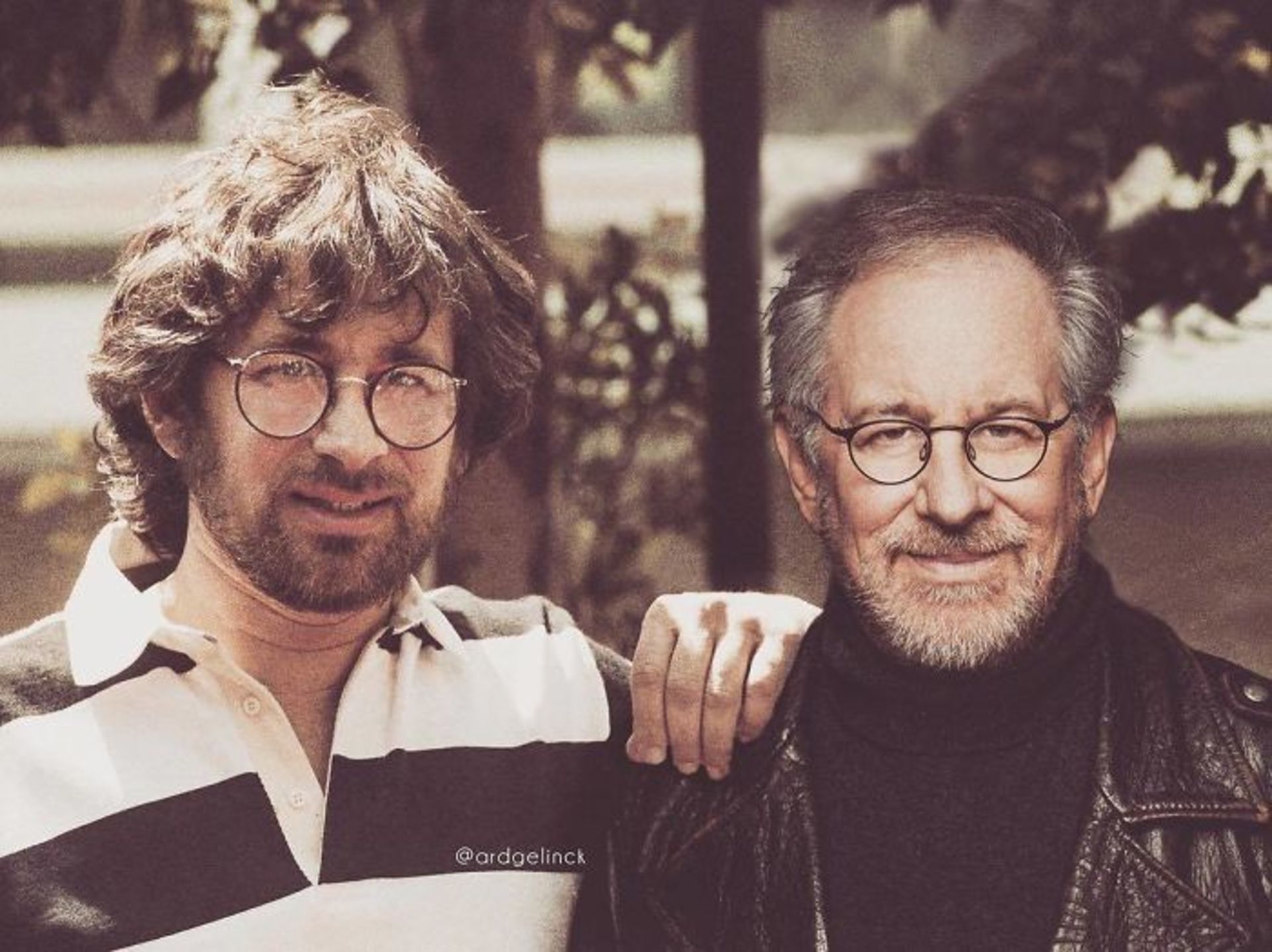 国外50个名人和年轻时的自己合影，岁月可以改变什么呢？