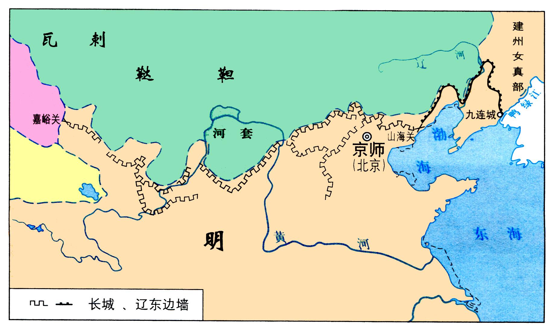 秦皇岛长城地图图片