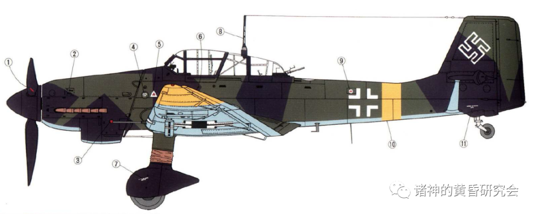 Fw 190A/F机身上的各种标识小考1