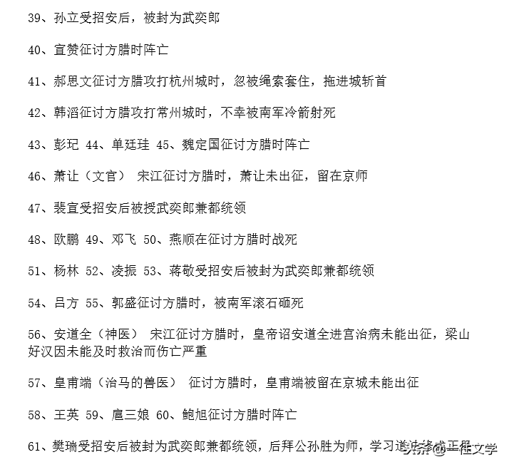 梁山好汉最后的结局（梁山好汉最后的结局详细）-第5张图片-巴山号