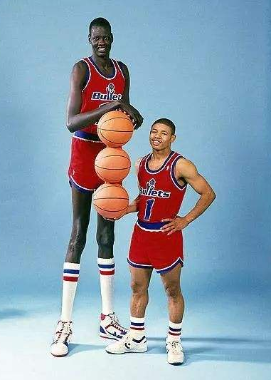 nba有哪些人比姚明高（NBA的最萌身高差：2米31法尔跪着比别人站着高，一对身高相差71cm）