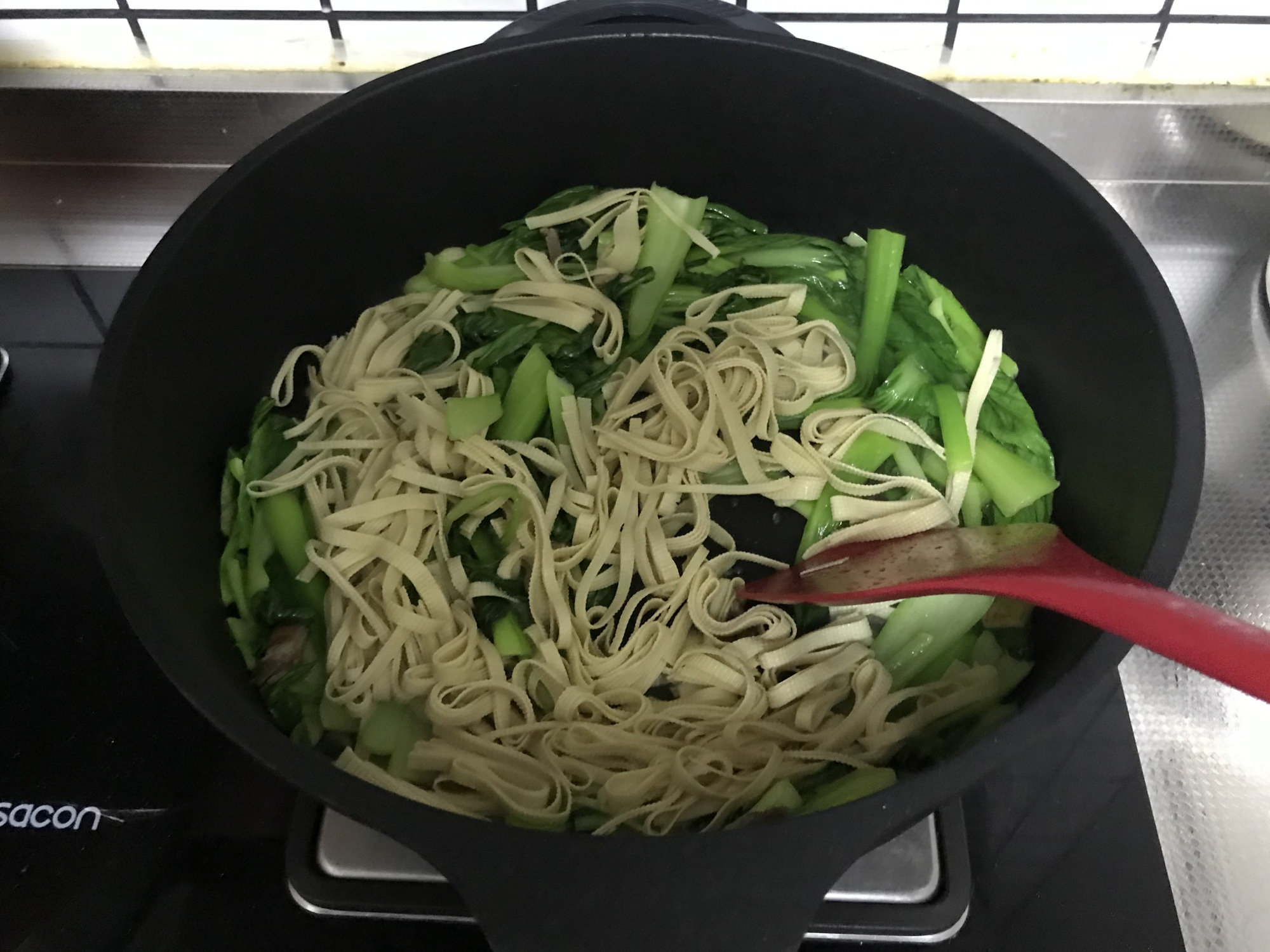 图片[9]-【油菜炒豆皮】做法步骤图 钙含量极高 孩子常吃长高个-起舞食谱网