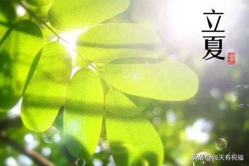 今日立夏，5月5日立夏祝福语大全，立夏节气祝福问候语