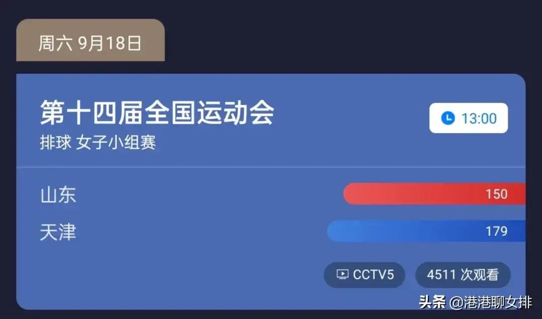 在哪里看全运会女排直播(球迷福利！为央视五套直播全运会女排比赛点赞)