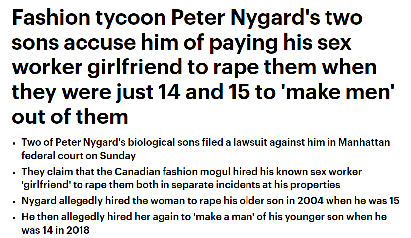 狩猎性侵近百少女、雇妓女强上14岁儿子…这个英国富豪终于被抓