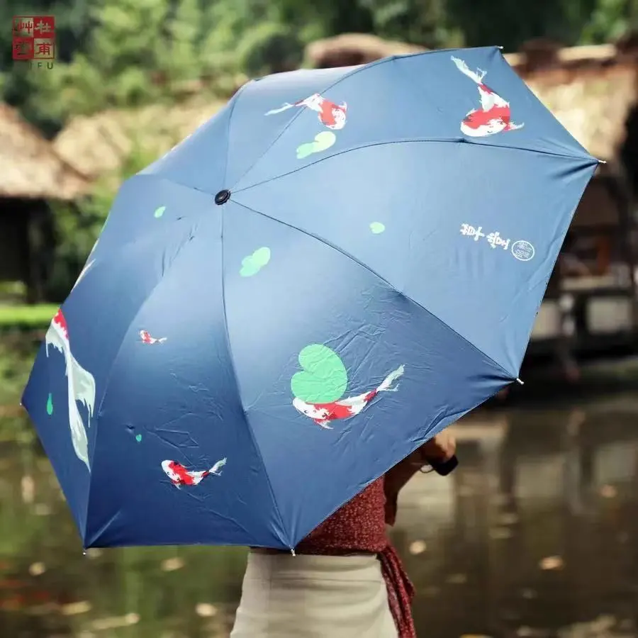 秋雨绵绵|执伞细雨中,漫步草堂间