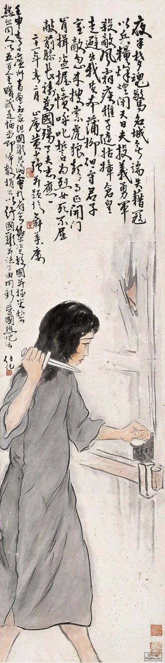 他生于富庶之家，只描写人间疾苦声
