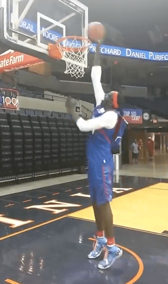 nba能站扣的有哪些（这绝对不是P图，在NBA真有人能实现“站扣”现役2人上榜）