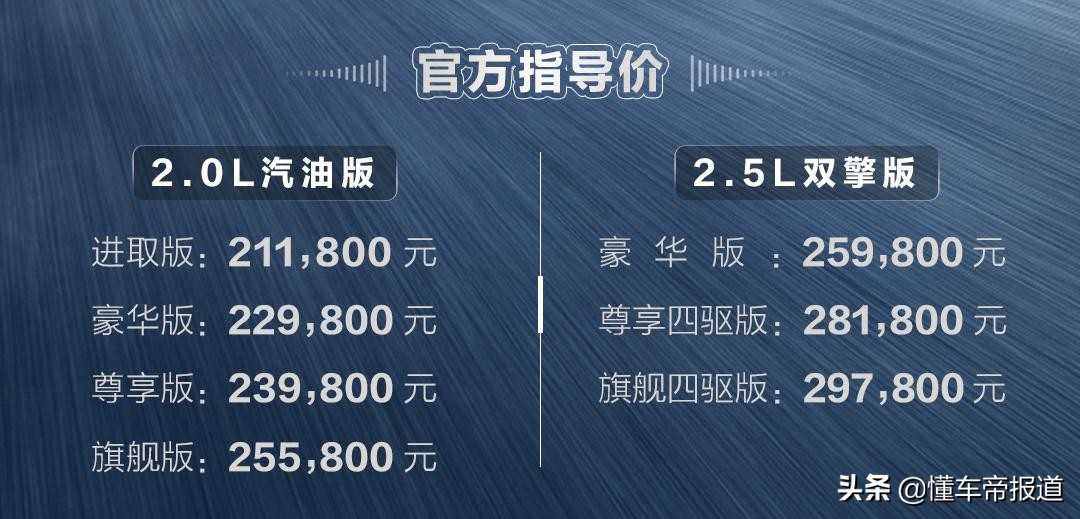 新车｜21.18-29.78万元，7款配置如何挑选？凌放HARRIER购车手册