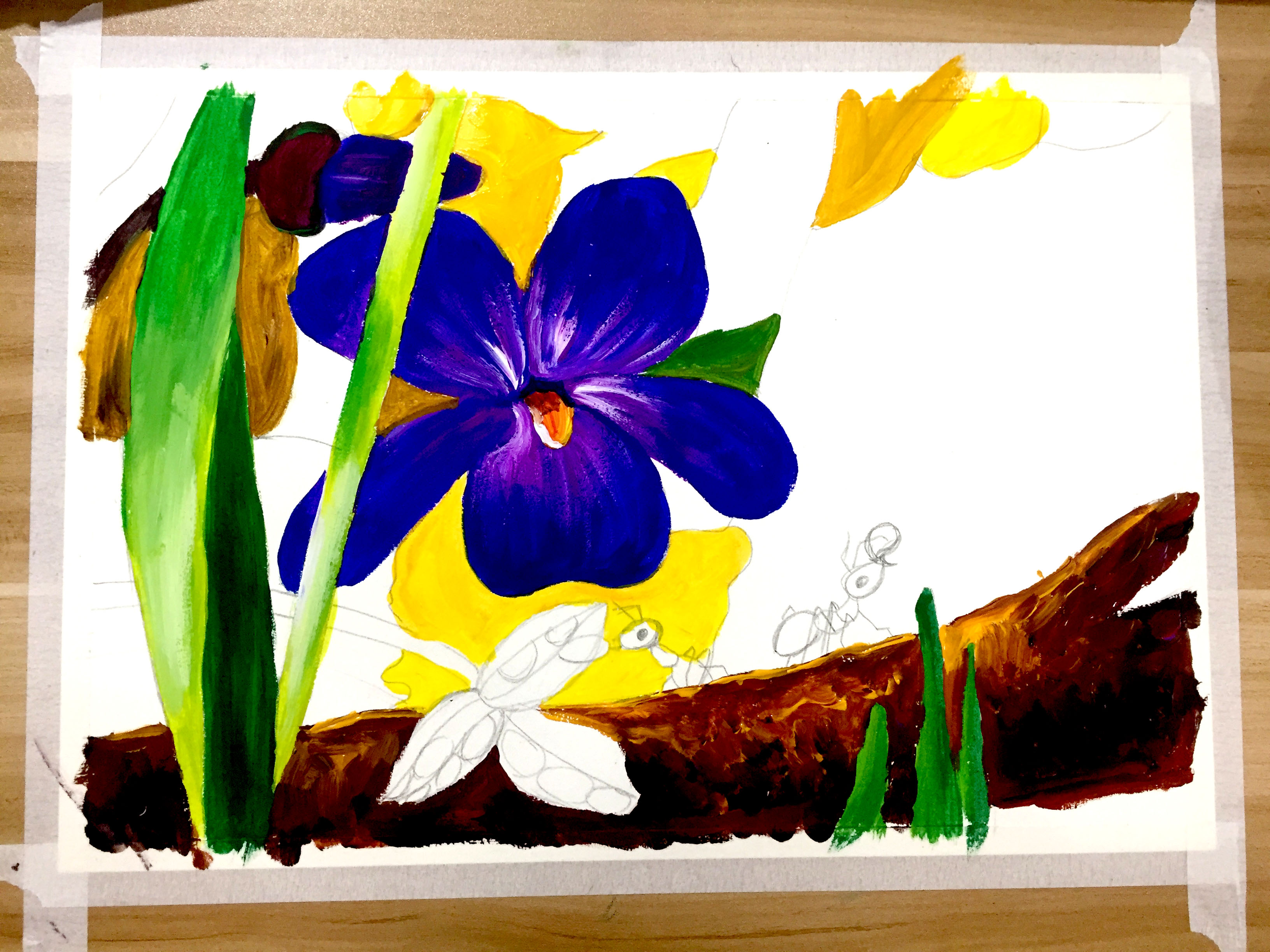 绘画 | 一粒种子的旅行