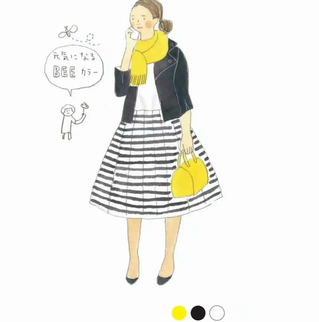 颜色搭配表及效果图片衣服（6类鲜艳色的高级配色示范）