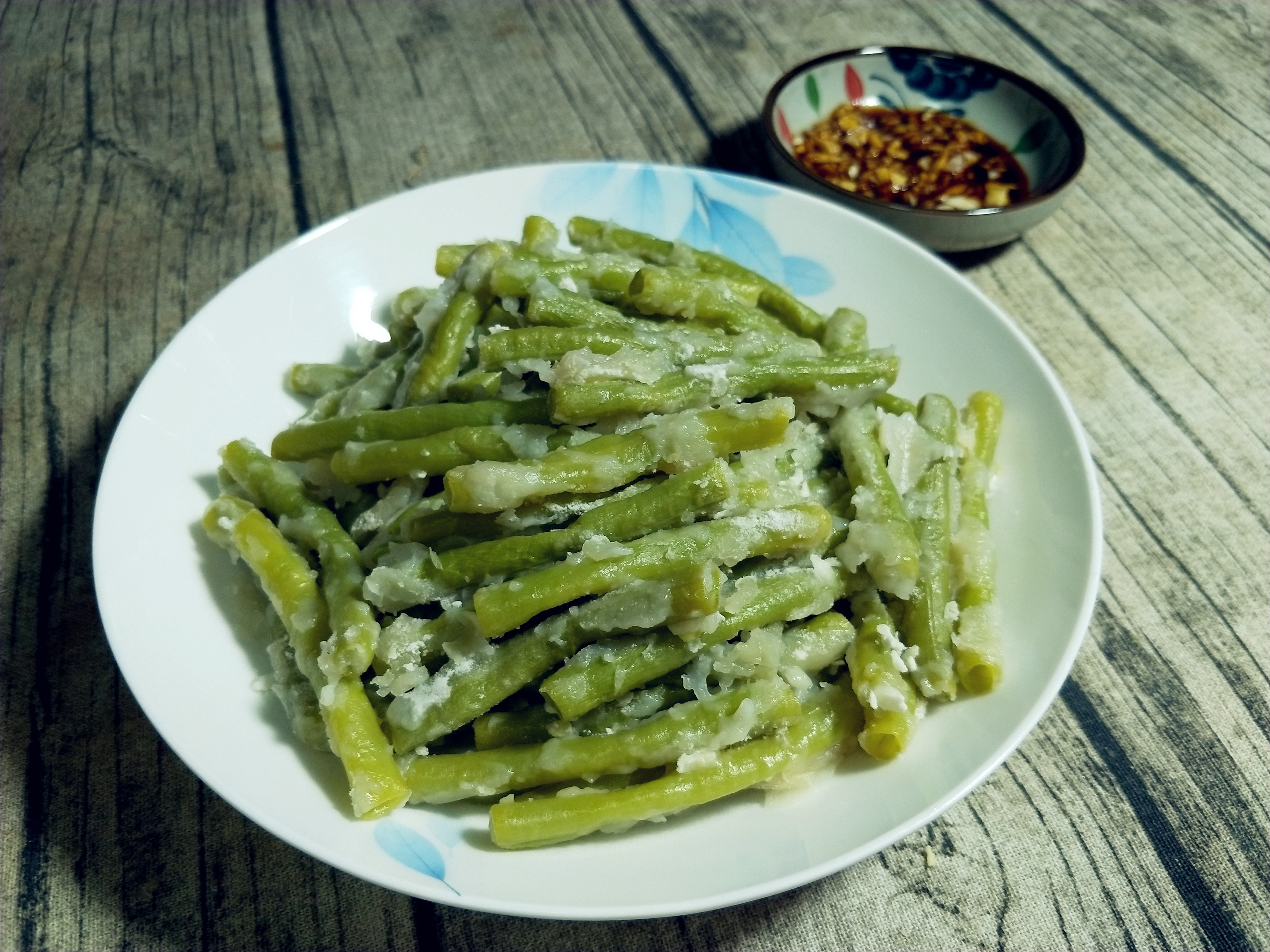 图片[1]-【粉蒸豆角】做法步骤图 家常好吃又营养丰富-起舞食谱网