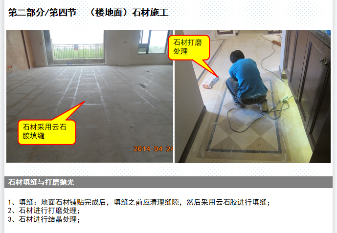 精装修工程（住宅类）施工工艺工法之装饰装修主要分项工程 - 标件库