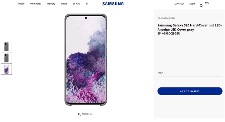 三星Galaxy S20系列欧洲售价曝光：最高超过1.1万元