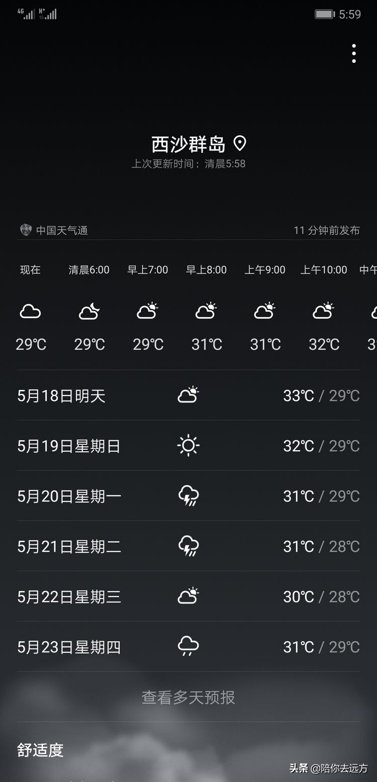 西沙~南海中的一片莲