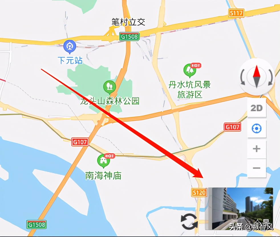 地图软件怎么看3D街景？