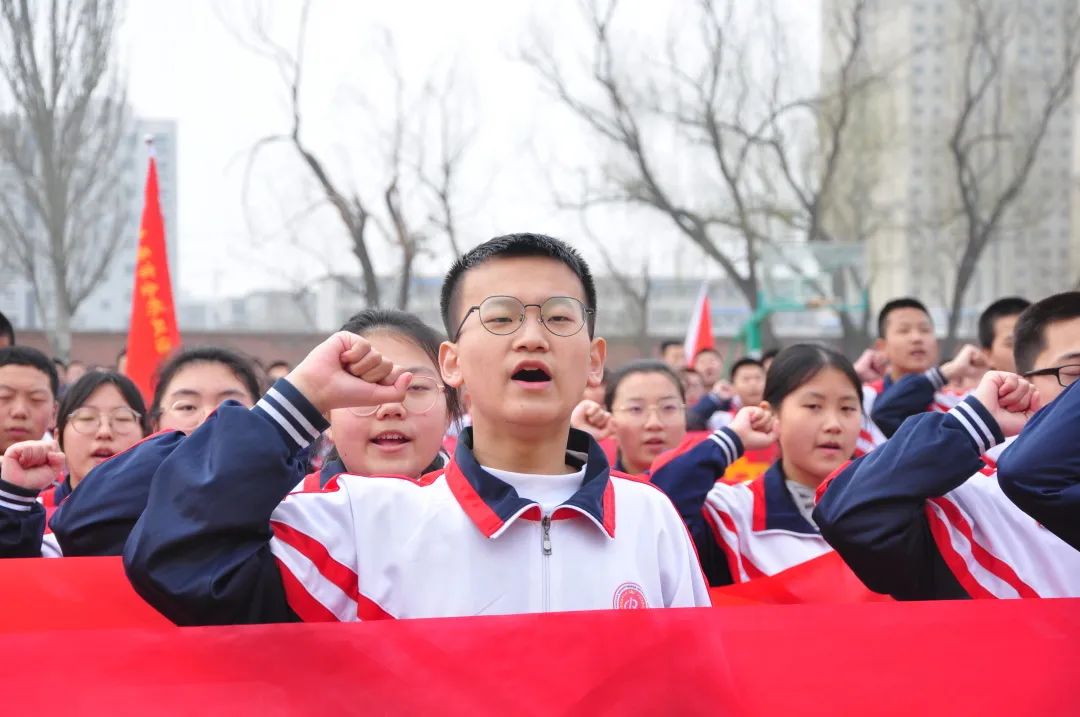 「校园热点」太原金桥双语学校2021届中考百日誓师大会