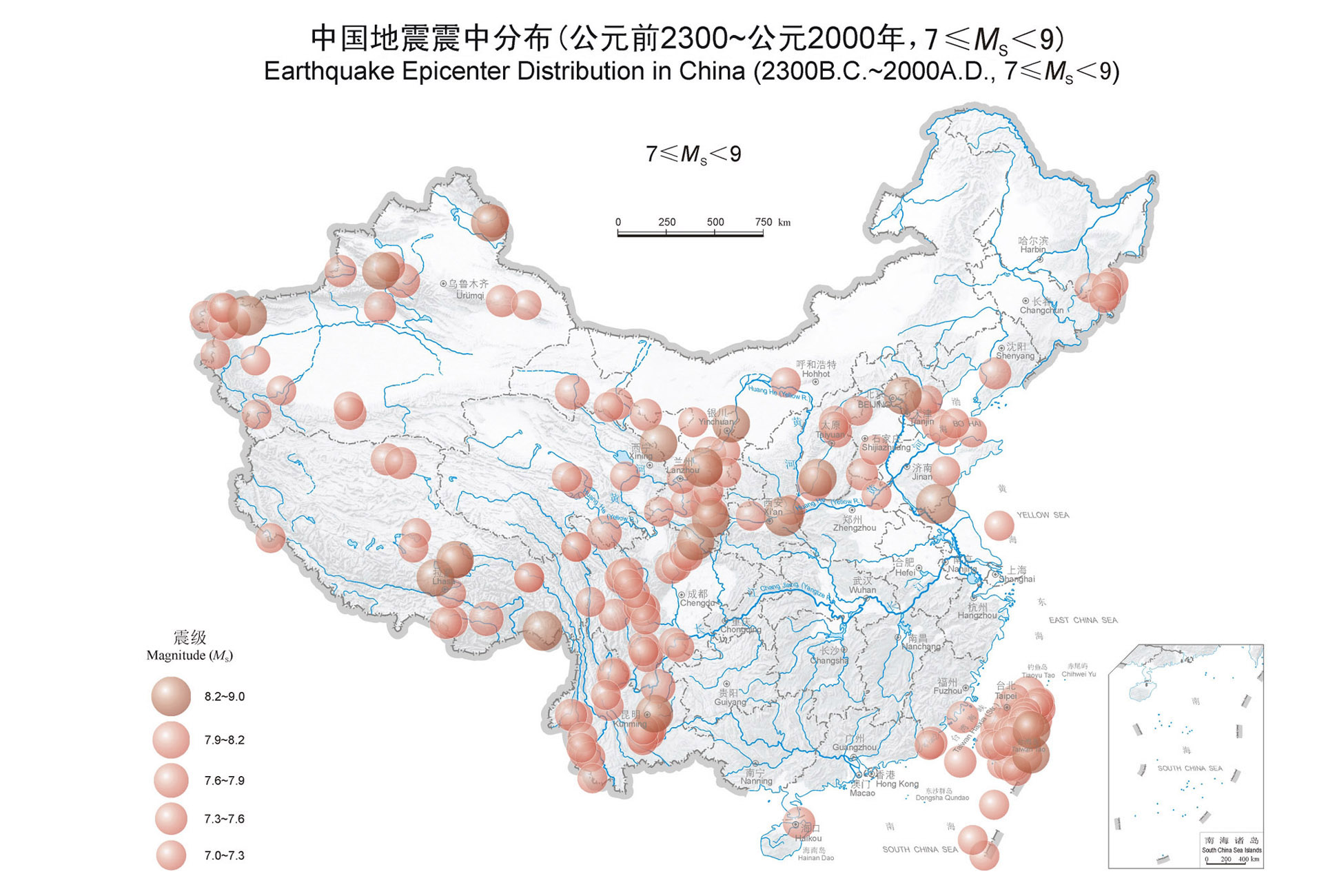 贵州,安徽8省从未发生过大地震,而其中广西,湖南,江西3省因远离地震带
