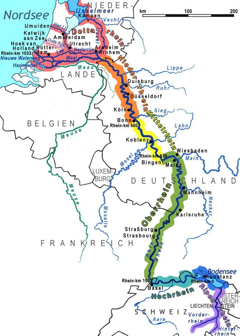 德国莱茵河畔的城市，莱茵河流经哪些重要城市？ 最新资讯 第3张