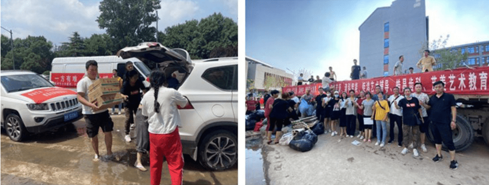 新乡职业技术学院：洪水无情人有情，抗洪救灾新职人在行动