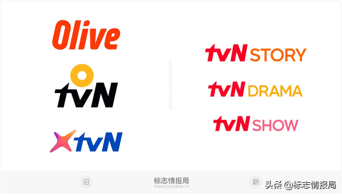 韩国tvn电视台直播(韩国有线电视频道 tvn 更新logo并统一附属频道