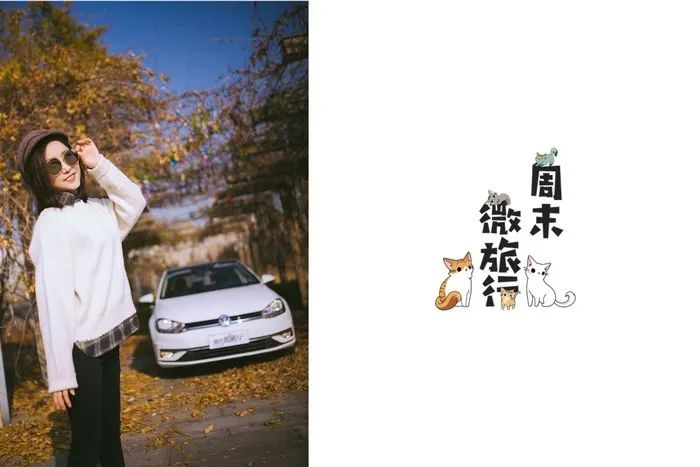 萌化少女心！驾高尔夫享受冬日暖阳