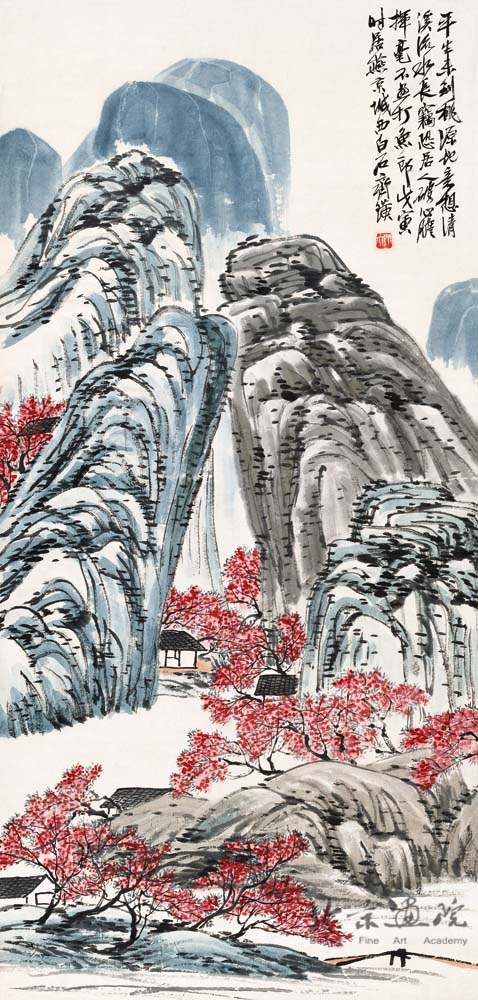 中国100名最著名画家系列-大写意国画齐白石