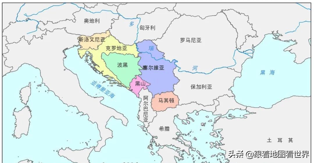 塞尔维亚位于地图的哪个位置（科索沃：塞尔维亚的自治省，为什么一直闹独立？）