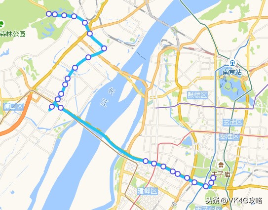 最新南京江南公交/扬子公交41条跨江公交线路一览(包含线路图)
