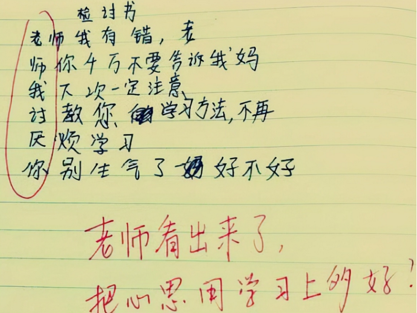 违反学校纪律检讨书（小学生）