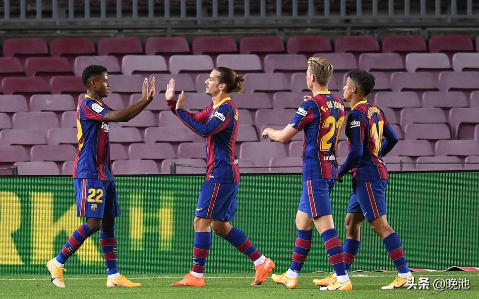 巴萨首发阵容2020图（欧冠巴萨VS费伦茨瓦罗斯首发，梅西法蒂搭档锋线，格列兹曼替补）