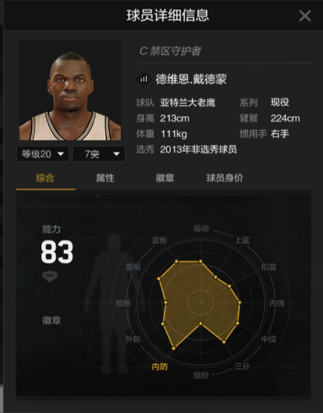 nba2kol2哪些徽章实用(NBA2KOL2：奥尼尔太强？没关系，平民空间C强势推荐)