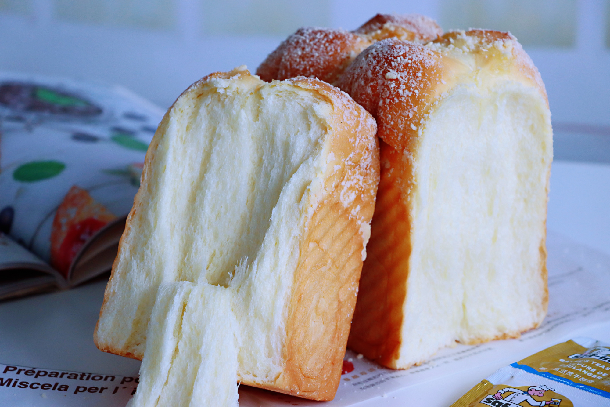 【豆浆吐司】做法步骤图 松软拉丝 放3天也不硬-起舞食谱网