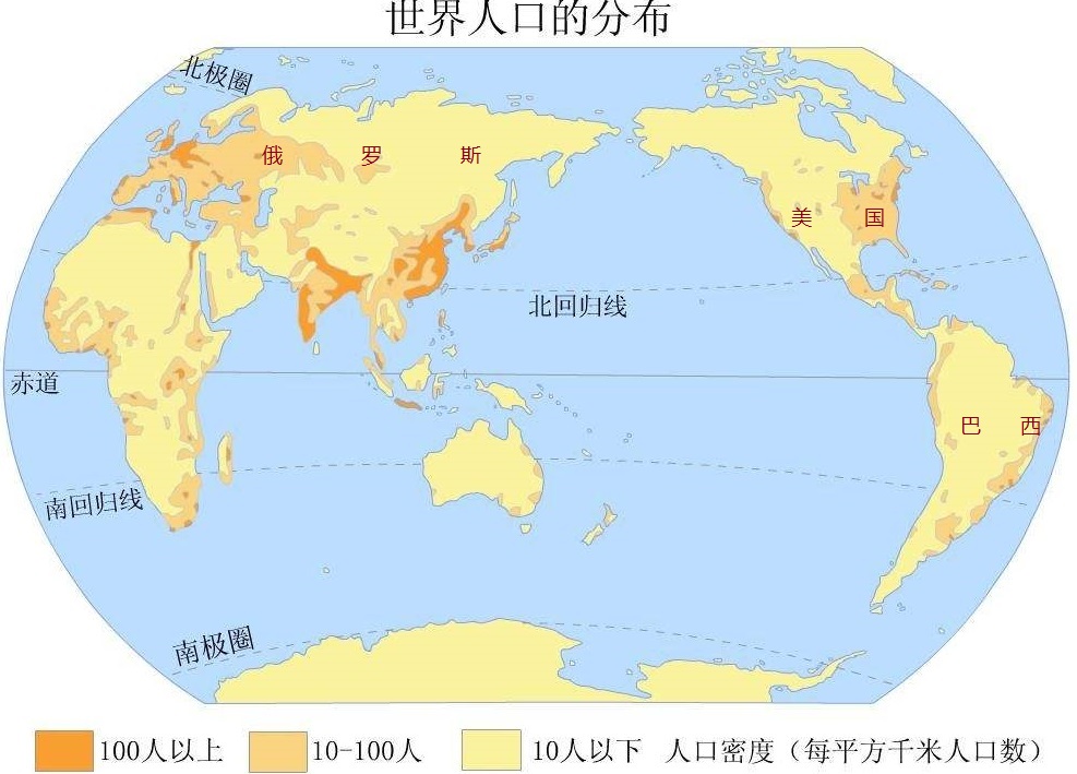 俄罗斯各州人口密度图片