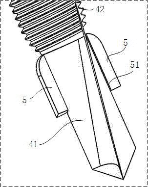 适用于合成树脂瓦波谷的自攻螺钉的制作方法-建筑材料相关技