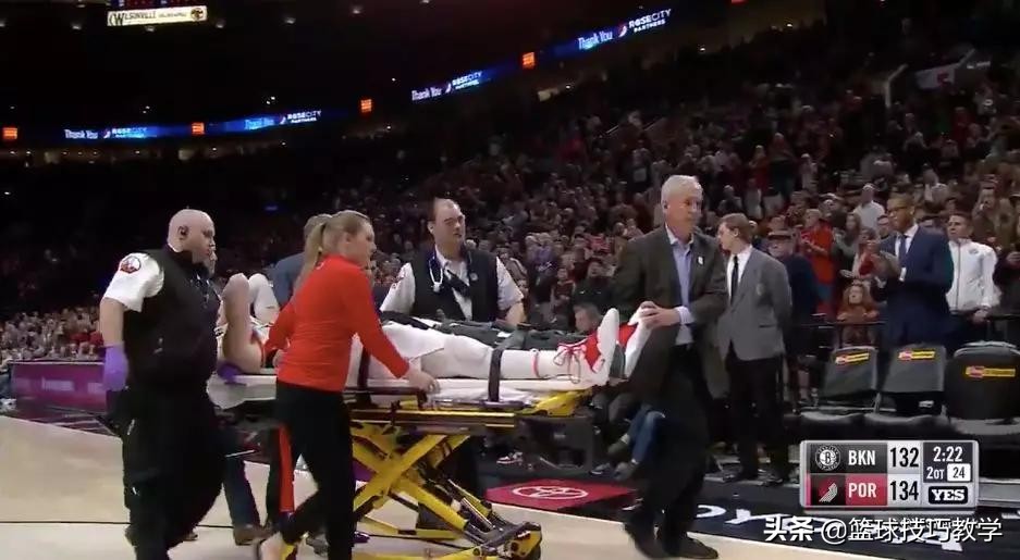 nba腿断了为什么还能打球（打球还是要小心啊，广东小伙扣篮落地后直接断腿）