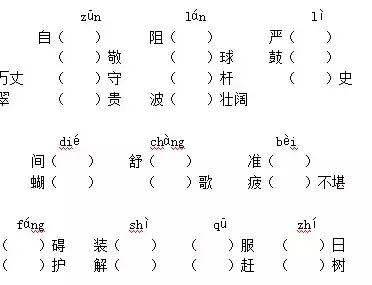 人教版四年级下册：字.词.句全面专项复习