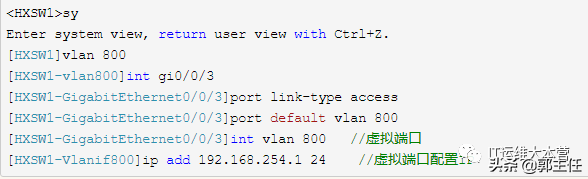 华为网络工程师认证HCNA——两层架构综合实验（详细）