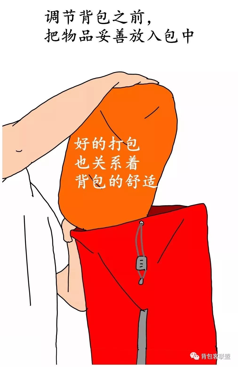 背包的背负系统优秀=舒服