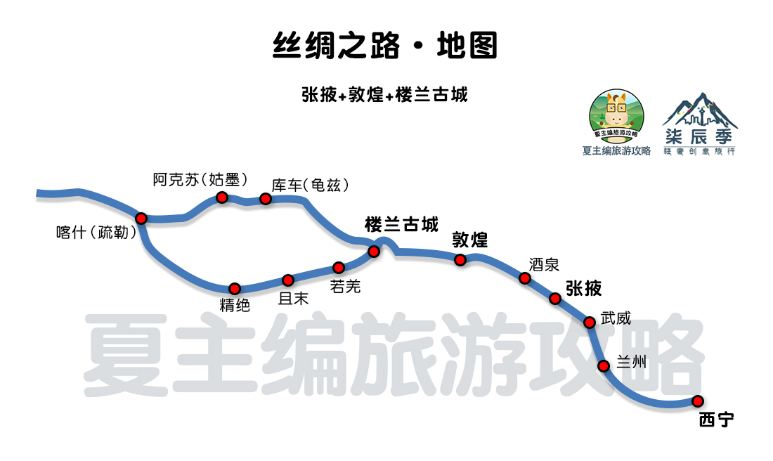 「西藏,川西,甘南,新疆,西北」地圖,高清版,經典自駕旅遊線