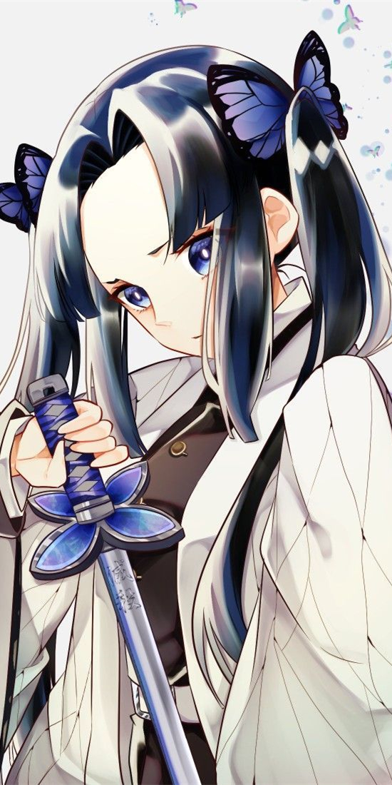 神崎葵(《鬼灭之刃》神崎葵,动漫全面屏壁纸,害怕战斗的邻家女孩)