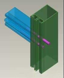 几种铝合金幕墙闭腔型材横梁与立柱的快捷连接方式探讨
