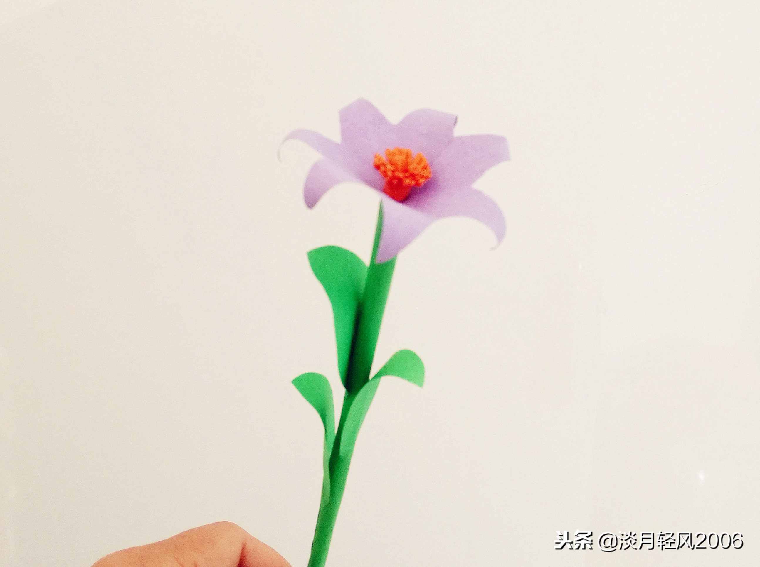 怎样做手工花朵简单的图片