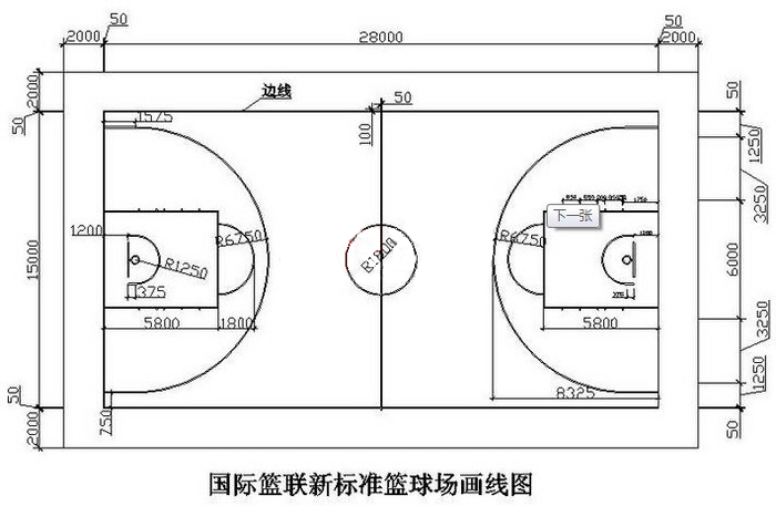 篮球场地标准尺寸解析，非标准篮球场地尺寸规格与画法详解？