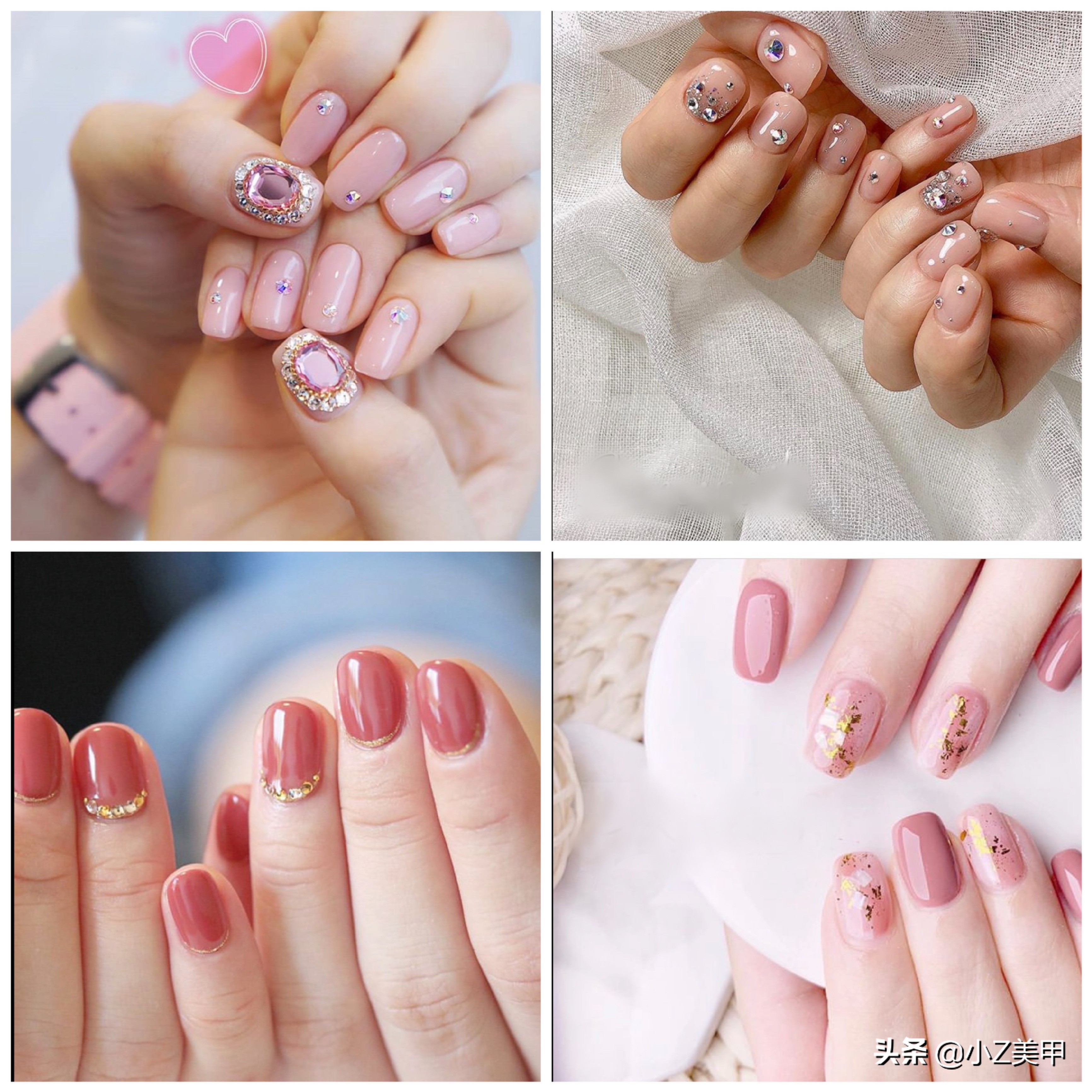 婚甲图片2017新款式(40多款新娘美甲)