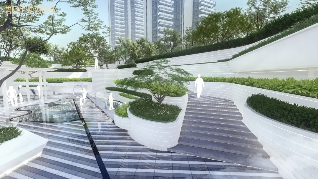 描述下沉广场的优美句子