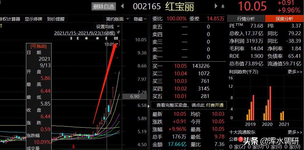 「公司泰兴」红宝丽股票股吧分析（代码及股价详解）